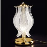 6000110 : Tischleuchte Petali mit Muranoglas 31 cm | Sehr große Auswahl Lampen und Leuchten.