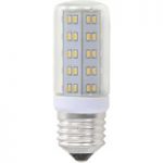 6002621 : E27 4W LED-Lampe in Röhrenform klar mit 69 LEDs | Sehr große Auswahl Lampen und Leuchten.