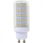 6002622 : GU10 4W LED-Lampe in Röhrenform klar mit 69 LEDs | Sehr große Auswahl Lampen und Leuchten.