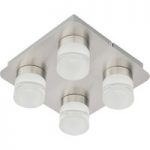 6022354 : LED-Deckenleuchte Stefanie, 4-flammig, stahl | Sehr große Auswahl Lampen und Leuchten.