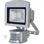 6022439 : LED-Außenstrahler Dahlem Sensor 3.000K 10W silber | Sehr große Auswahl Lampen und Leuchten.