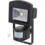 6022441 : LED-Außenstrahler Dahlem Sensor 3.000K 10W schwarz | Sehr große Auswahl Lampen und Leuchten.