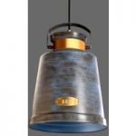 6026451 : Hängeleuchte Vintage altgrau, Durchmesser 26,5 cm | Sehr große Auswahl Lampen und Leuchten.
