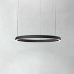 6030302 : Luceplan Compendium Circle 72cm, schwarz | Sehr große Auswahl Lampen und Leuchten.