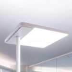 6040272 : LED-Büro-Stehleuchte Linea-F, mit Tastdimmer | Sehr große Auswahl Lampen und Leuchten.