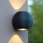6055135 : Runde LED-Außenwandleuchte Ayo, 2-flammig | Sehr große Auswahl Lampen und Leuchten.