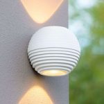 6055136 : Ayo - 2-flammige LED-Außenwandlampe, weiß | Sehr große Auswahl Lampen und Leuchten.