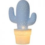 6055249 : Dekorative Tischlampe Cactus aus Keramik, blau | Sehr große Auswahl Lampen und Leuchten.