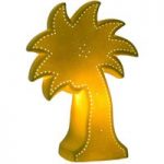 6055352 : Dekorations-Tischleuchte Palm aus Keramik, grün | Sehr große Auswahl Lampen und Leuchten.