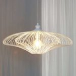 6055415 : Weiße Käfig-Pendelleuchte Jella, 73 cm | Sehr große Auswahl Lampen und Leuchten.