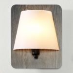 6055464 : Holz-Wandleuchte Idaho, Holz grau | Sehr große Auswahl Lampen und Leuchten.