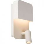 6055504 : LED-Wandleuchte Boxer mit Spot, weiß | Sehr große Auswahl Lampen und Leuchten.