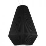 6059413 : Dekorative Textil-Hängelampe Sheraton schwarz | Sehr große Auswahl Lampen und Leuchten.
