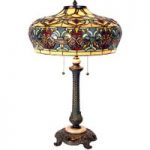 6064024 : Hockerleuchte Orient im Tiffany-Stil | Sehr große Auswahl Lampen und Leuchten.