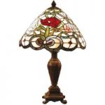 6064143 : Flora - klassische Tischleuchte im Tiffanystil | Sehr große Auswahl Lampen und Leuchten.