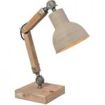 6064318 : Holz-Tischleuchte Ian im industriellen Stil | Sehr große Auswahl Lampen und Leuchten.