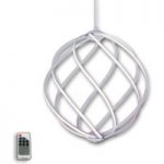 6089128 : LED-Pendelleuchte Twist aluminium Ø 46cm | Sehr große Auswahl Lampen und Leuchten.