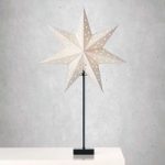 6507521 : Stand-Stern Solvalla, Höhe 69 cm, silber | Sehr große Auswahl Lampen und Leuchten.