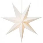 6507554 : Stern Clara zum Hängen, Samtoptik Ø 75 cm, weiß | Sehr große Auswahl Lampen und Leuchten.