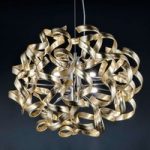 6511172 : Gold - Hängeleuchte mit Blattgold, 50 cm | Sehr große Auswahl Lampen und Leuchten.
