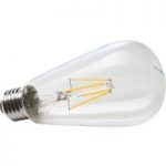 6520240 : E27 6W 827 LED-Filament-Rustikalampe | Sehr große Auswahl Lampen und Leuchten.
