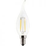 6520344 : LED-Kerzenlampe E14 2,5W 2.700K Windstoß, klar | Sehr große Auswahl Lampen und Leuchten.