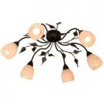 6528085 : Menzel Chalet - florale Deckenlampe mit Glastulpen | Sehr große Auswahl Lampen und Leuchten.