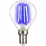 6530285 : LED-Lampe E14 4W Filament, blau | Sehr große Auswahl Lampen und Leuchten.
