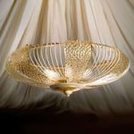 6532090 : Gold gebeizte Hängeleuchte Marrakech | Sehr große Auswahl Lampen und Leuchten.