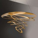 6532095 : Loop Design-Pendelleuchte in Gold | Sehr große Auswahl Lampen und Leuchten.