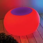 6537072 : Tisch BUBBLE, Licht LED RGB m. Filzauflage violett | Sehr große Auswahl Lampen und Leuchten.