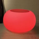 6537085 : Bubble LED ACCU Outdoor Tisch mit Filzauflage rot | Sehr große Auswahl Lampen und Leuchten.