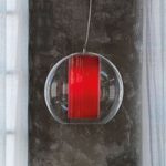 6710021 : Modo Luce Bolla Hängelampe Kunststoff rot Ø 40 cm | Sehr große Auswahl Lampen und Leuchten.