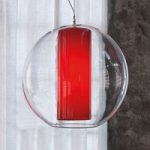 6710025 : Modo Luce Bolla Hängelampe Kunststoff rot Ø 60 cm | Sehr große Auswahl Lampen und Leuchten.