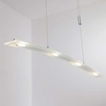 6722182 : Juna - LED-Hängeleuchte mit Glasschirm, 98 cm lang | Sehr große Auswahl Lampen und Leuchten.