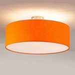6722207 : Deckenleuchte Gala, 50cm, Filzschirm orange | Sehr große Auswahl Lampen und Leuchten.