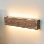 6722483 : Mila - dimmbare Holz-Wandleuchte mit LED, 45 cm | Sehr große Auswahl Lampen und Leuchten.