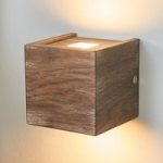 6722484 : Mila - dimmbare Holz-Wandleuchte mit LED, 10 cm | Sehr große Auswahl Lampen und Leuchten.