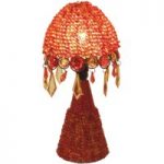 7001039 : Tischleuchte Perla 30 cm orange | Sehr große Auswahl Lampen und Leuchten.