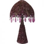 7001041 : Tischleuchte Perla 53 cm violett | Sehr große Auswahl Lampen und Leuchten.