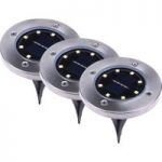 7001065 : LED-Solar-Erdspießleuchte Ronda im 3er-Set | Sehr große Auswahl Lampen und Leuchten.