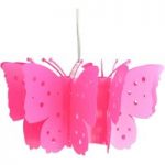 7001072 : Hängeleuchte Kizi in Pink mit Schmetterlingen | Sehr große Auswahl Lampen und Leuchten.