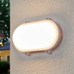 7005956 : Ovale LED-Außenleuchte Manda in Weiß | Sehr große Auswahl Lampen und Leuchten.