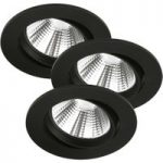 7006239 : LED-Deckeneinbauspot Freemont 2.700K 3er, schwarz | Sehr große Auswahl Lampen und Leuchten.