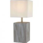7007704 : Tischlampe Sea mit Keramikfuß in Grau, 35 cm | Sehr große Auswahl Lampen und Leuchten.