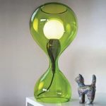 7019010 : next Blubb - mundgeblasene Glas-Tischleuchte, grün | Sehr große Auswahl Lampen und Leuchten.