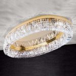 7255254 : Ovale Premium-Deckenleuchte Ring mit Kristallen | Sehr große Auswahl Lampen und Leuchten.