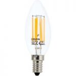 7255586 : LED-Kerzenlampe E14 4W Filament klar 827 dimmbar | Sehr große Auswahl Lampen und Leuchten.