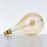 7255594 : LED-Lampe E27 PS160 8W 2.200K antik Filament amber | Sehr große Auswahl Lampen und Leuchten.