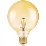7262043 : LED-Globelampe Gold E27 2,8W, warmweiß, 220 Lumen | Sehr große Auswahl Lampen und Leuchten.